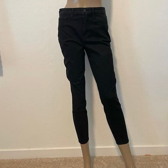 L'Agence Margot noir skinny ankle high rise stretch jean size 27 P3 6038 - Picture 9 of 12